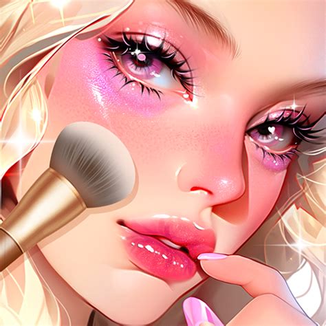 Image of a virtual makeup studio in a makeup game