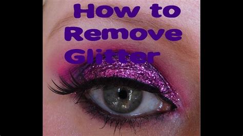 Makeup Glitter Remove