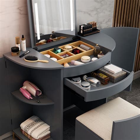 Makeup Table Gray