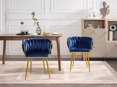 Makeup Vanity Chairs Blue