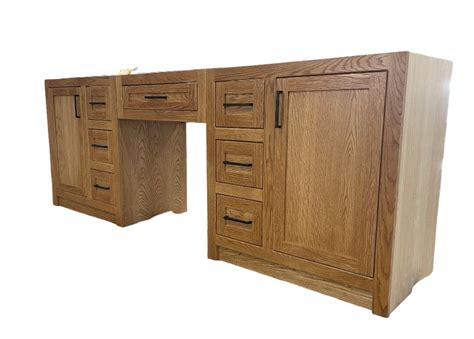 Makeup Vanity Oak