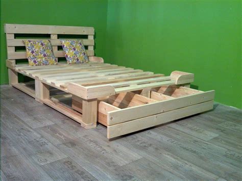 Pallet Bed The King Size Includes Headboard and Platform Etsy