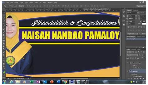 How To Make Tarpaulin Layout For Business Tagalog Simply Photoshop | My