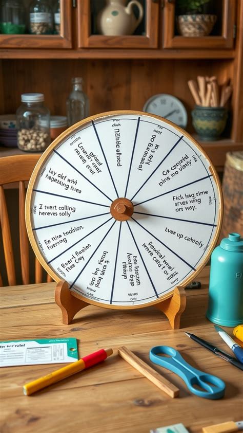 Making A Chore Wheel