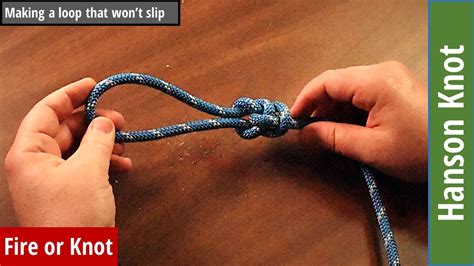 Making A Loop In Rope