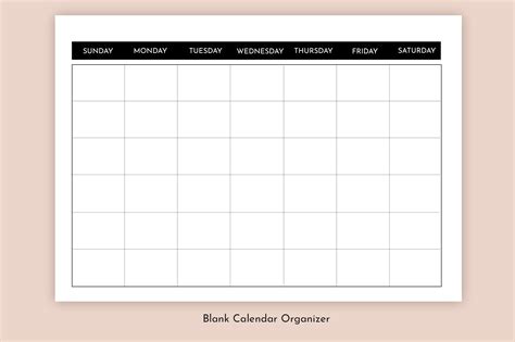 Making A Printable Calendar