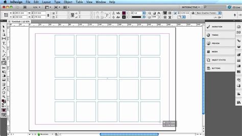 Making A Printable Grid In Indesign