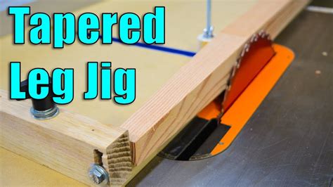 Making A Tapered Leg Jig