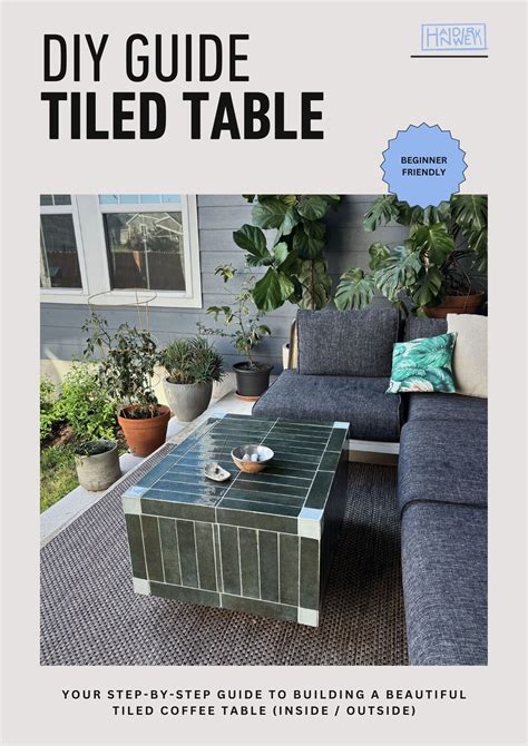 Making A Tiled Coffee Table
