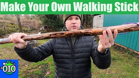 Making A Walking Stick From A Branch