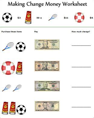 Making Change Games Printable