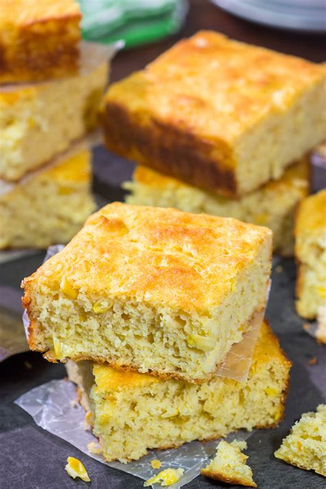 Making Corn Bread With Creamed Corn