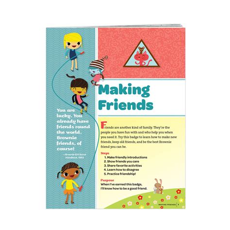 making friends badge brownies