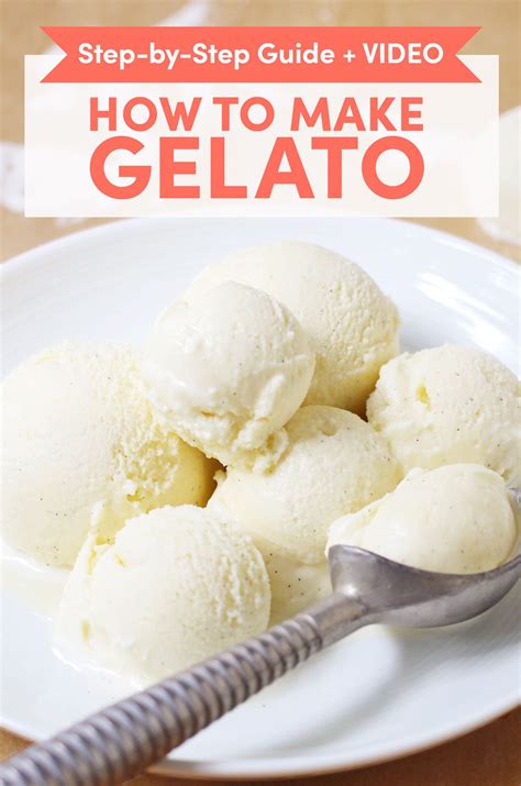 making gelato from scratch