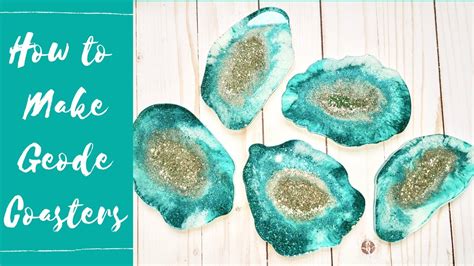 Making Geode Coasters