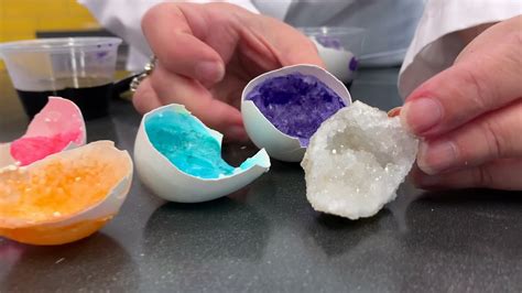 Making Geodes Out Of Eggshells