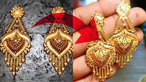 Making Gold Earrings