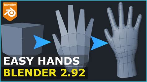 Making Hands In Blender