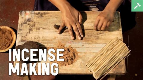 Making incense sticks