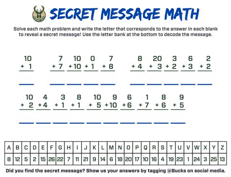 Making Math Fun 24 Hidden Message Worksheet