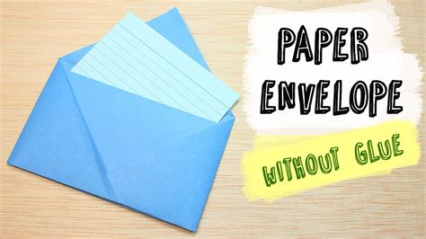 Making Paper Envelope Without Glue