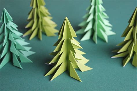 Making Paper Tree Decorations