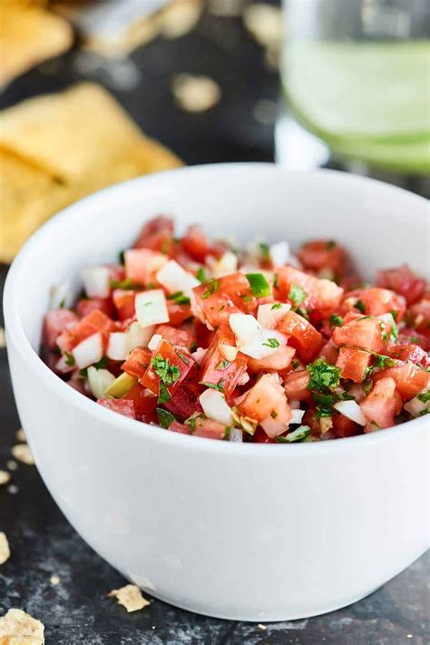 making pico de gallo recipe