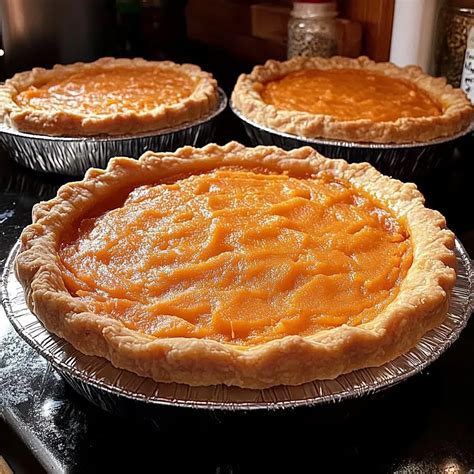 Making sweet potato pie