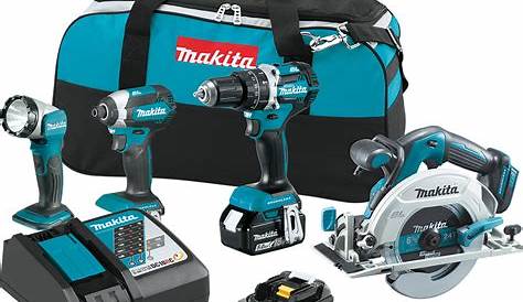 Makita 18 V Tools olt Lxt Lithium Ion Cordless Combo Kit 5 Tool With 2