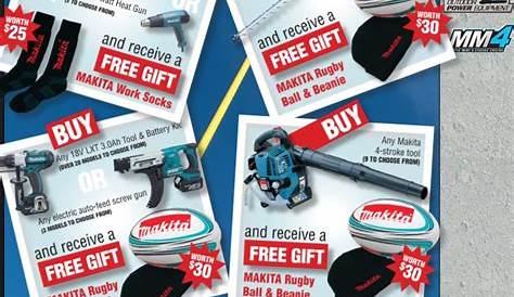 Makita NZ Themed Promotions as Gift with Purchase