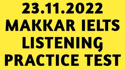 makkar ielts listening practice test 2022 pdf