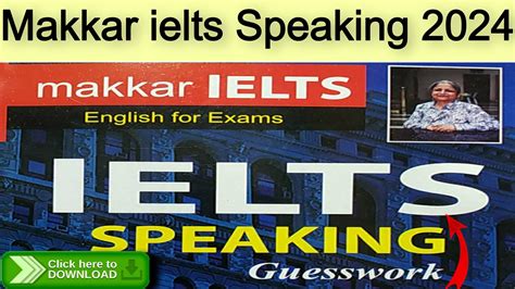 makkar ielts speaking pdf 2024