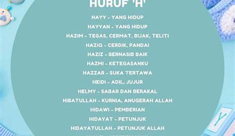 Contoh Nama Bayi Lelaki Brunei Daftar Rangkaian Nama Ini Dikumpulkan