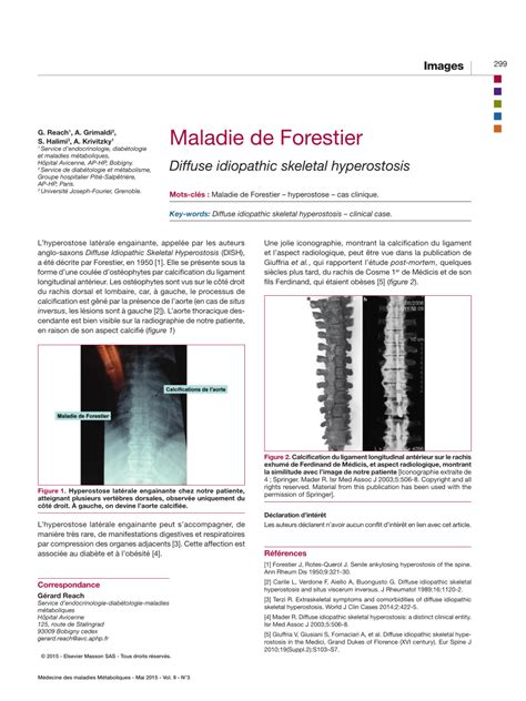 maladie de forestier pdf