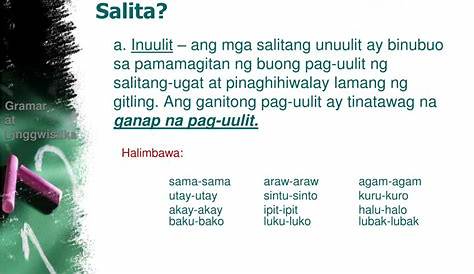 Mga Malalim Na Salita Sa Wikang Filipino