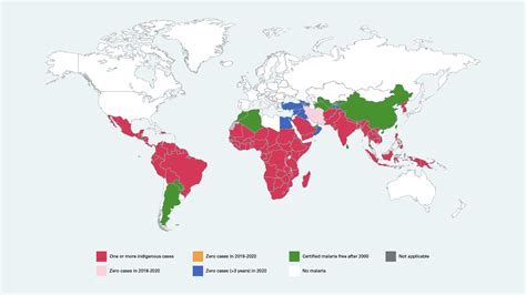 malaria world map 2021