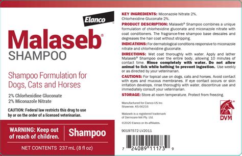 Malaseb Shampoo Dosage