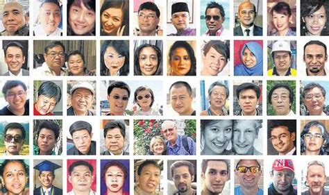 malaysia airlines flight mh370 passenger list