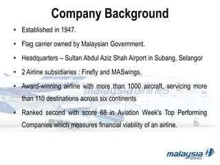 malaysia airlines mission statement