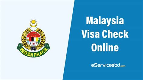 malaysia e visa check online