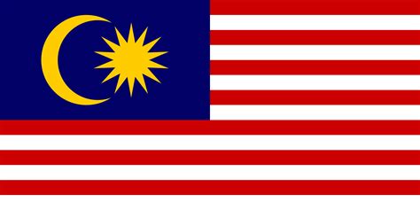 malaysia flag vector free download