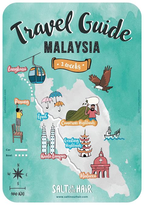 malaysia holiday destinations map