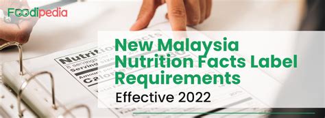malaysia nutrition labelling guideline 2023