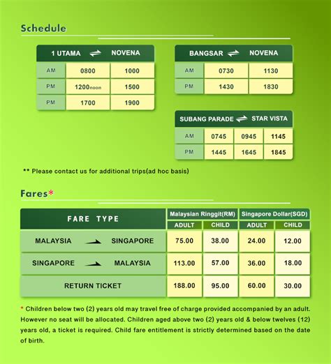 malaysia to singapore bus schedule