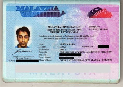 malaysia tourist visa for indians