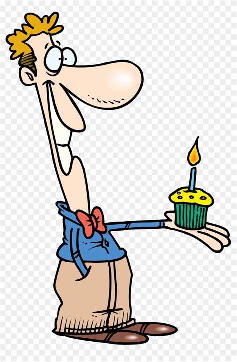 male animated happy birthday clipart