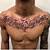 male chest tattoos words