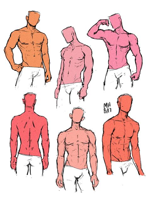male body poses drawing reference