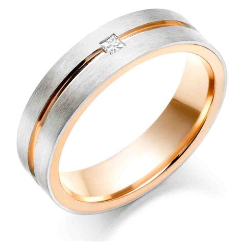 male engagement rings rose gold