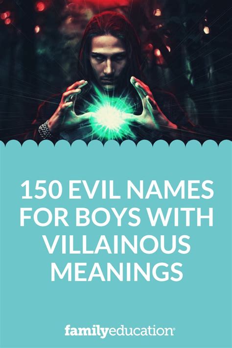 male name meaning evil